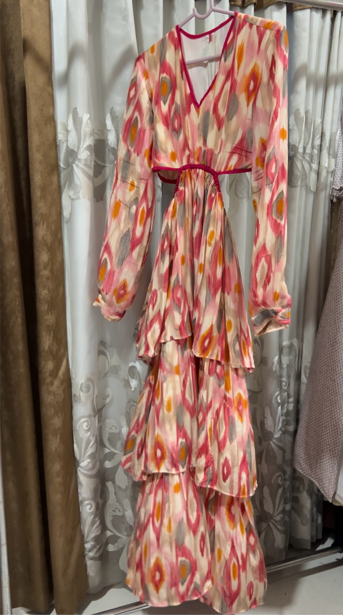 Printed gown