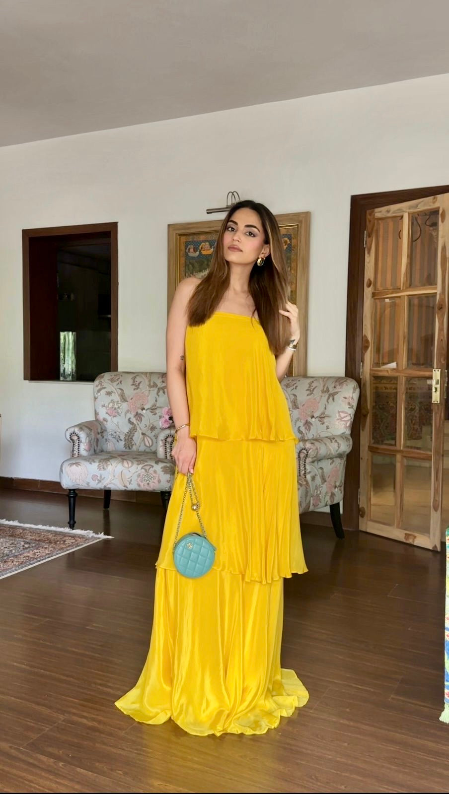 Ruffle maxi