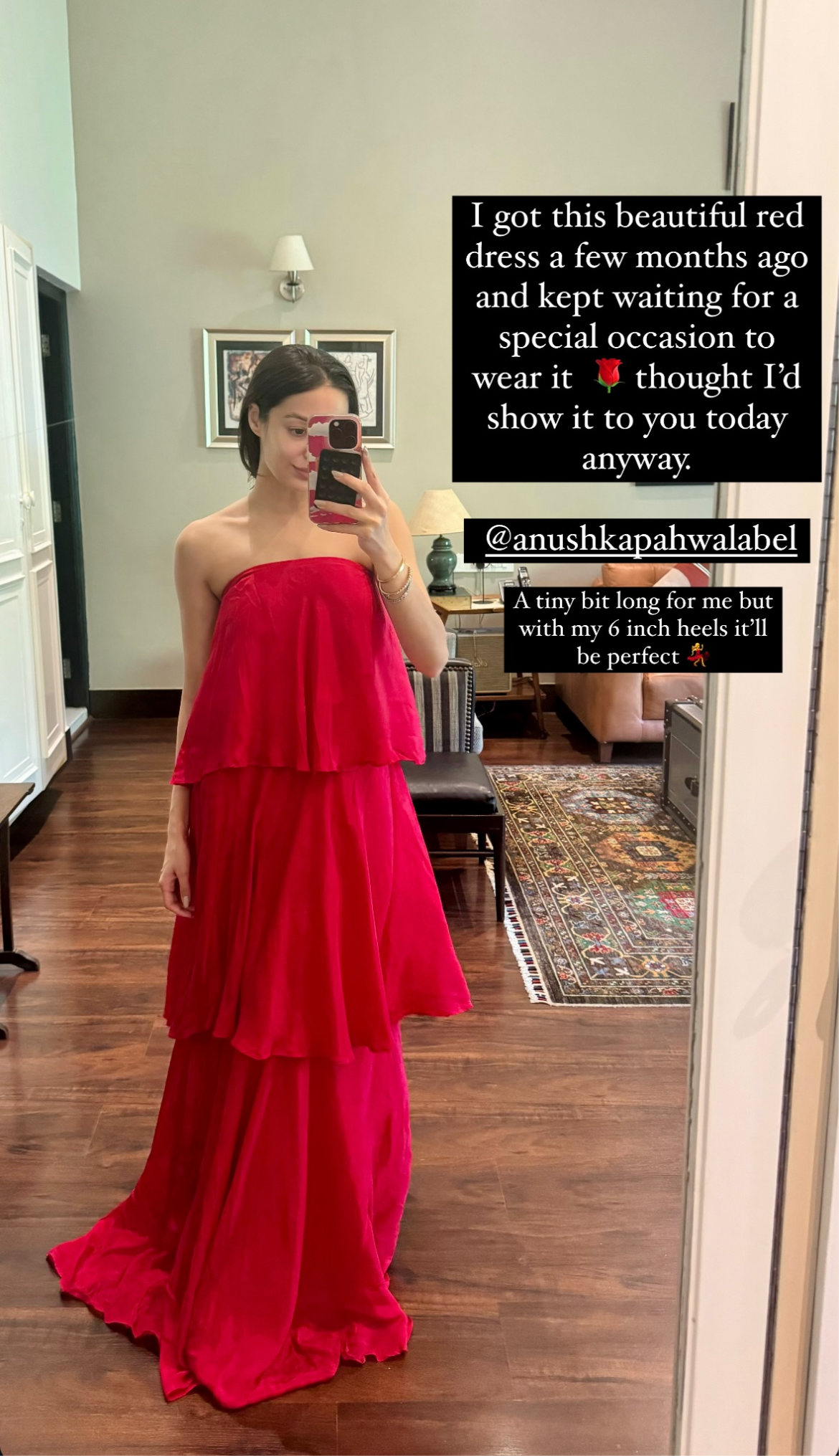 Ruffle maxi