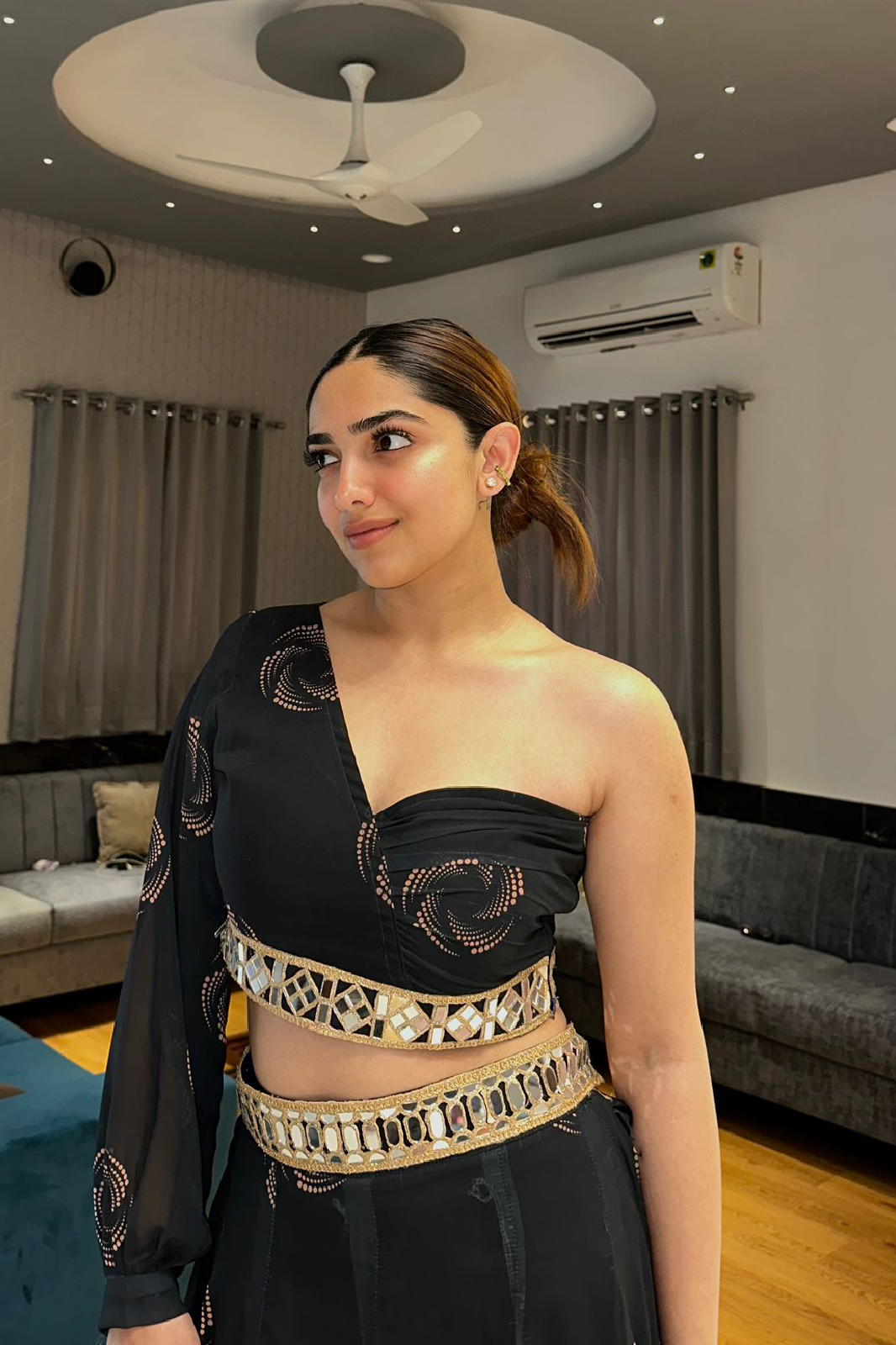 Asymmetrical Lehenga Set